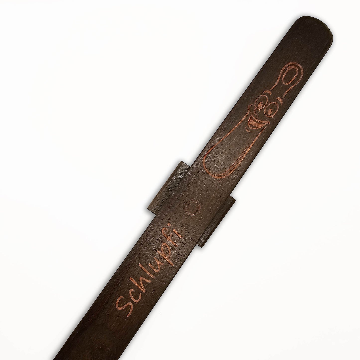 Holz-Schuhlöffel mit langem Griff und Magnet