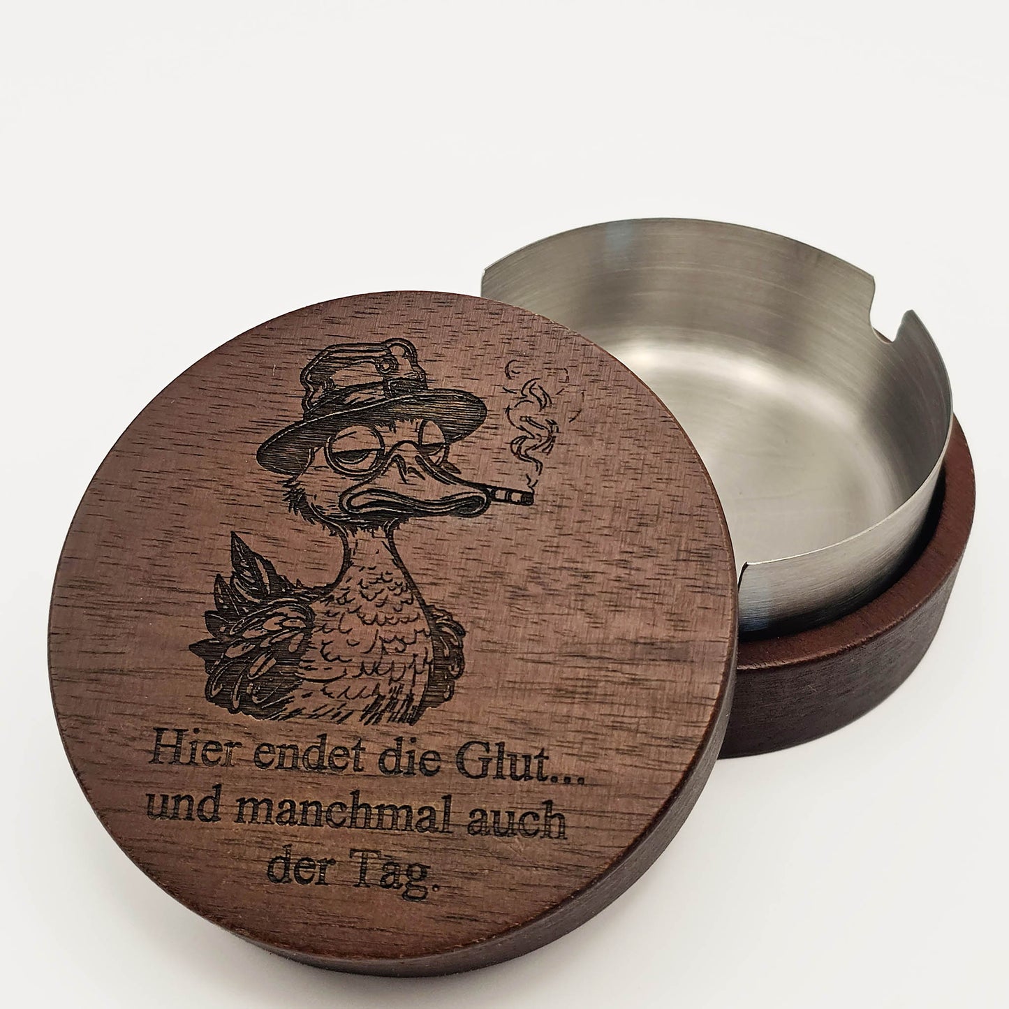 Aschenbecher-Set mit Gravur