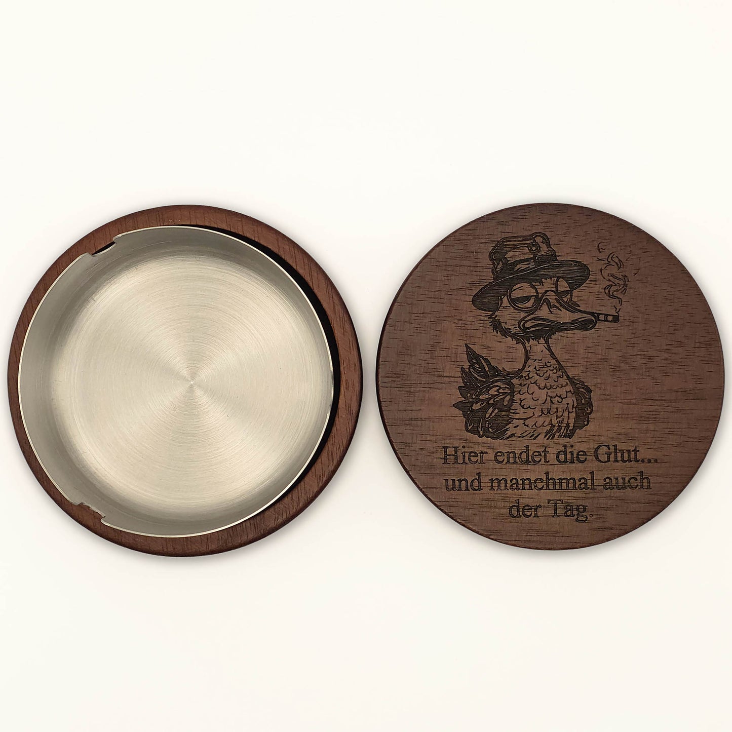 Aschenbecher-Set mit Gravur