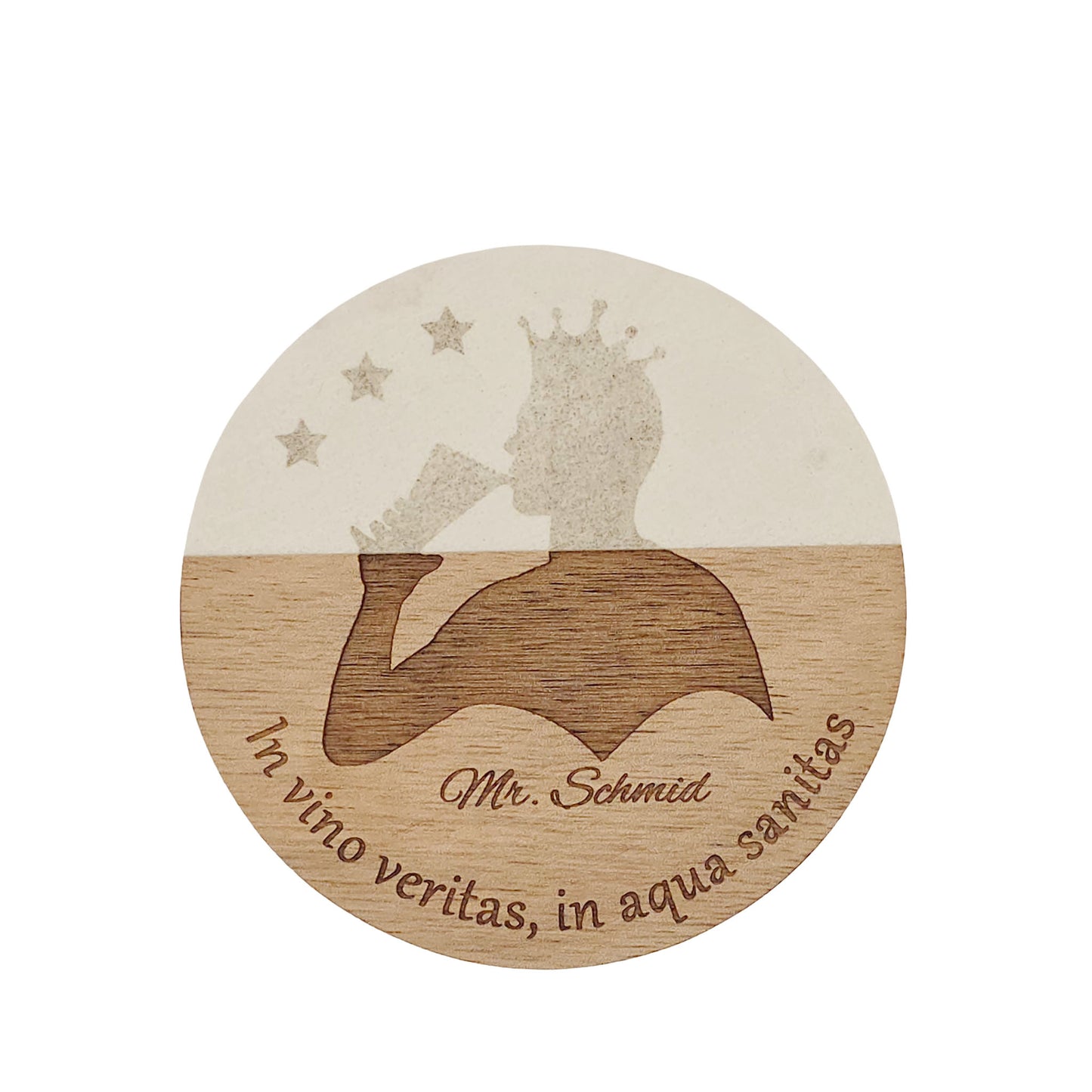 Untersetzer Marmor/Holz